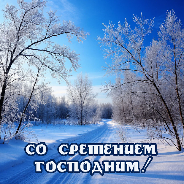 Картинка на Сретение
