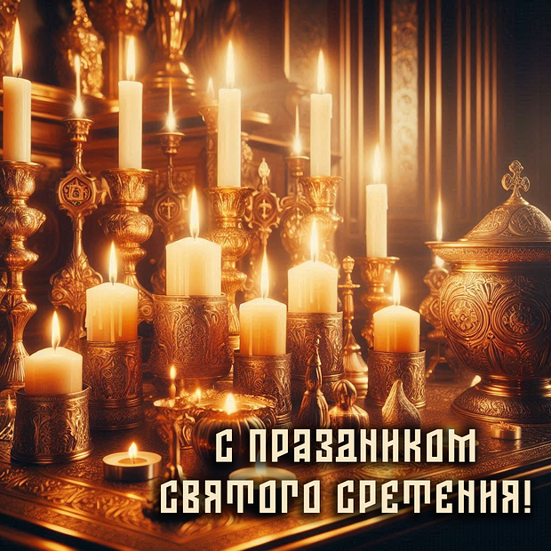 Скачать открытку со Сретением
