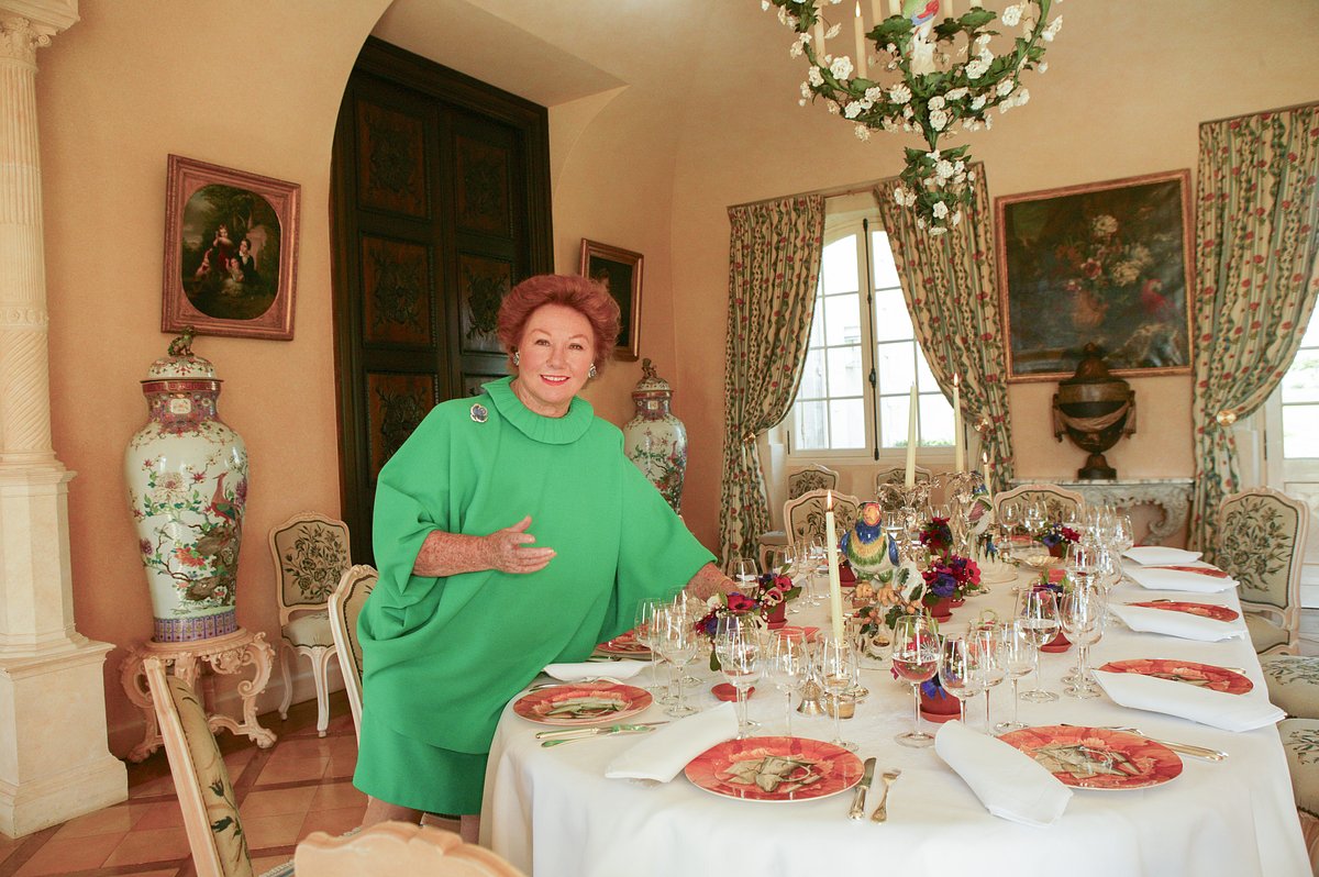 Надин де Ротшильд в Шато Мальмезон, 2003 год