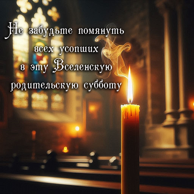 Скачать картинку на Родительскую субботу
