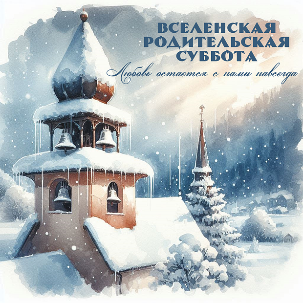 Скачать картинку открытку на Родительскую субботу