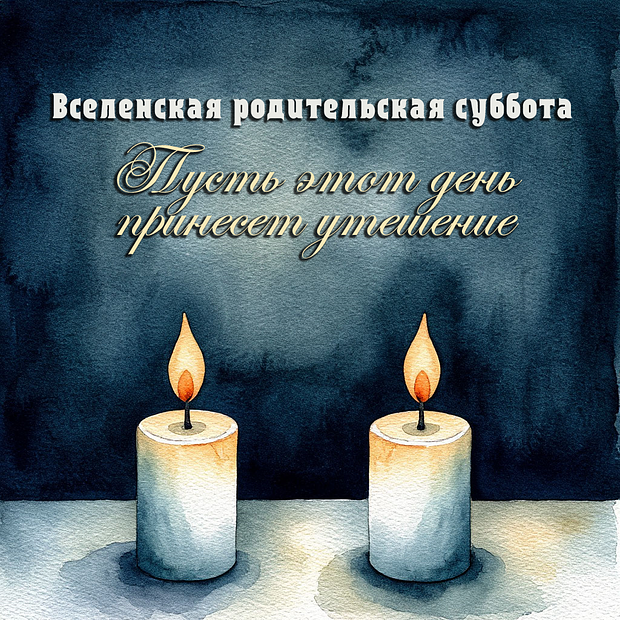 Открытка на Родительскую субботу
