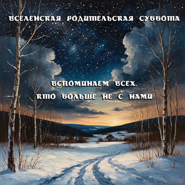 Картинка на Вселенскую родительскую субботу
