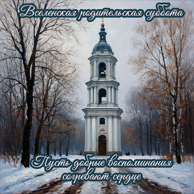 Скачать картинку открытку на Родительскую субботу