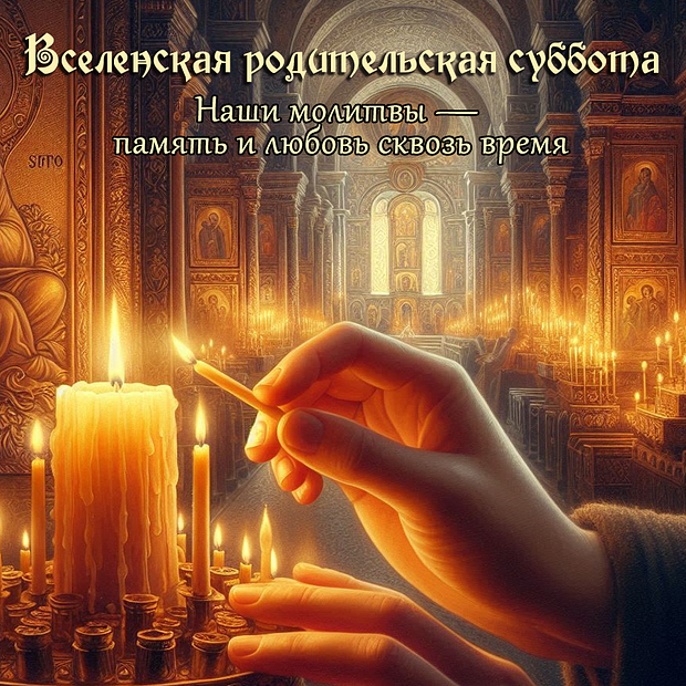 Открытка на Родительскую субботу
