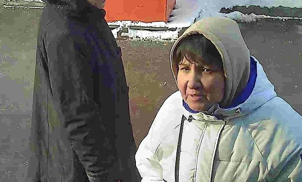 Зинаида Серебрицкая — пособница покушения на генерал-лейтенанта Владимира Алексеева (стоп-кадр с камеры наружного наблюдения)