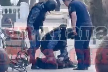 Стрельба у техникума в Анапе попала на видео