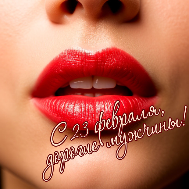 Открытка с поздравлением на День защитника Отечества
