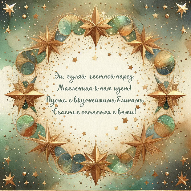 Стихи с поздравлением к Масленице