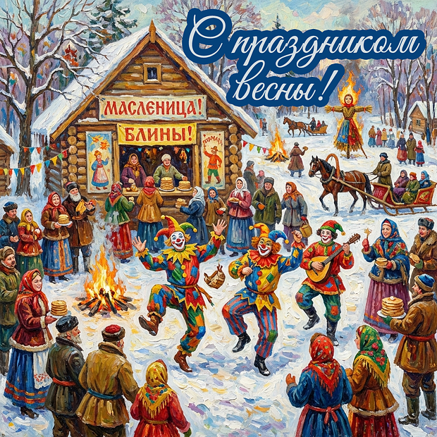 Картинка на Масленицу