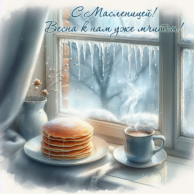 Открытки с началом Масленицы