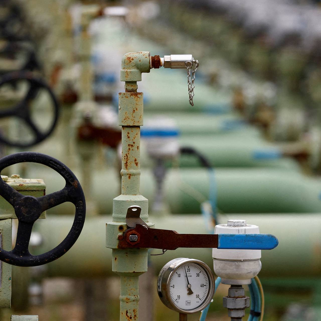 Во Франции сократились запасы газа