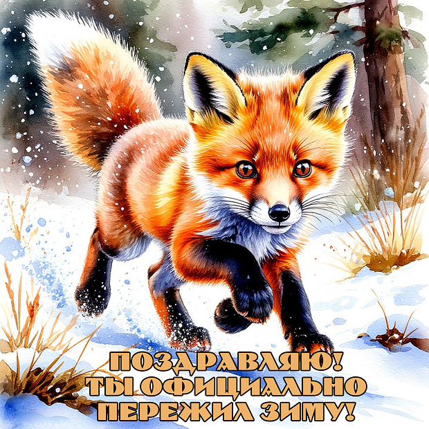 Картинка на первый день весны
