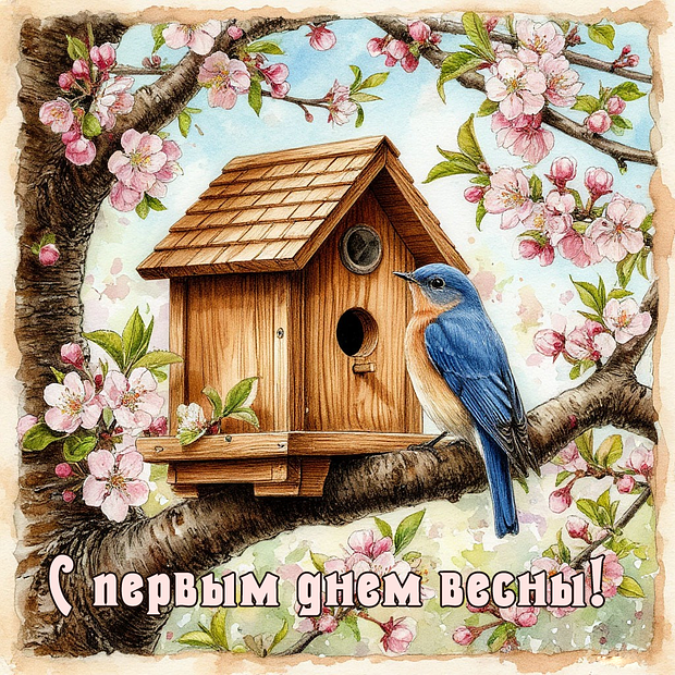 Картинка на первый день весны
