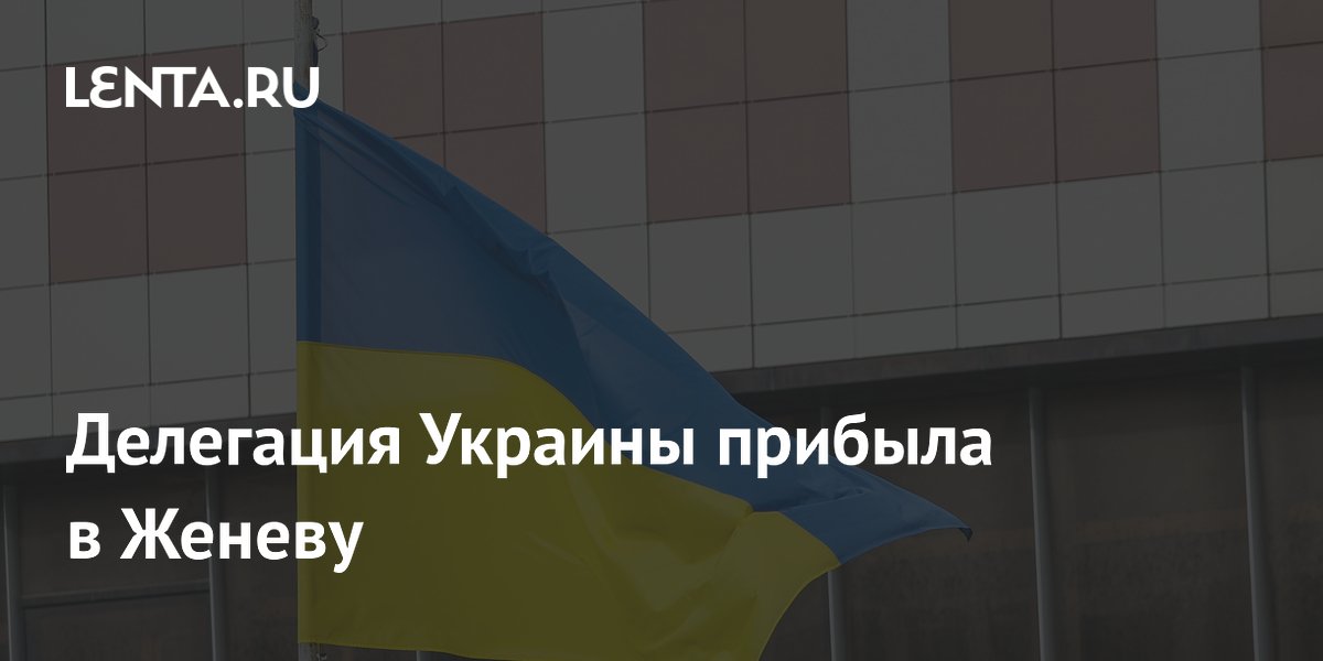 Делегация Украины прибыла в Женеву