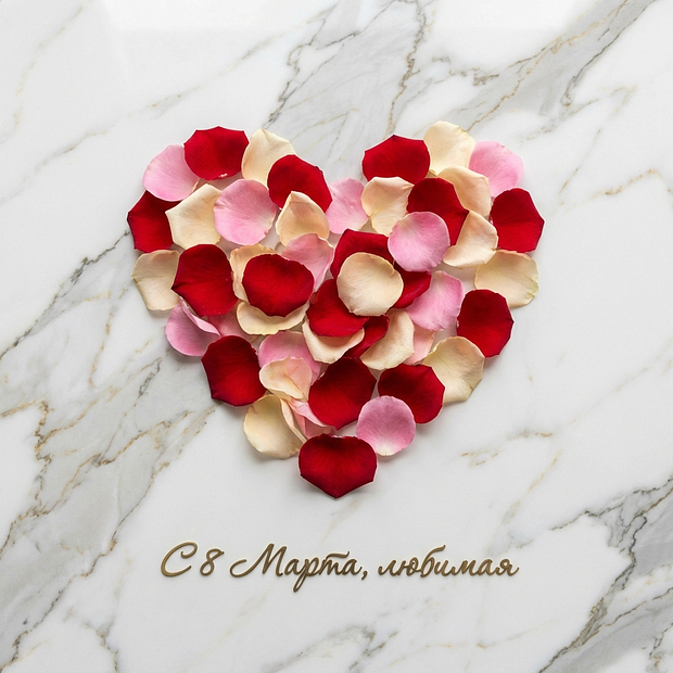 Открытка женщинам на 8 Марта

