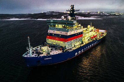 В замерзающий Финский залив отправили атомный ледокол &laquo;Сибирь&raquo;