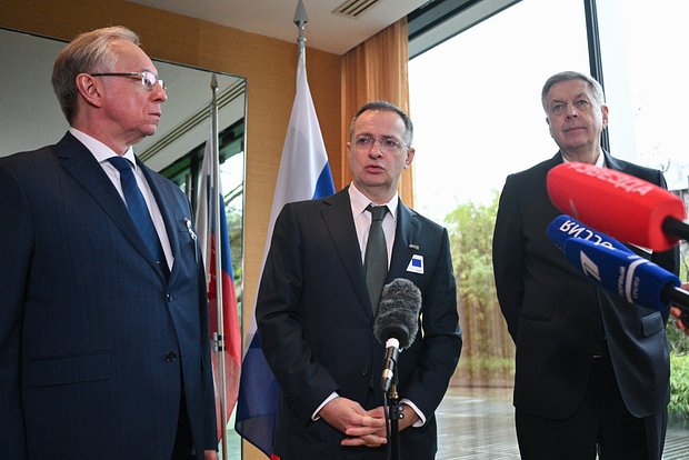 Михаил Галузин, Владимир Мединский и Игорь Костюков