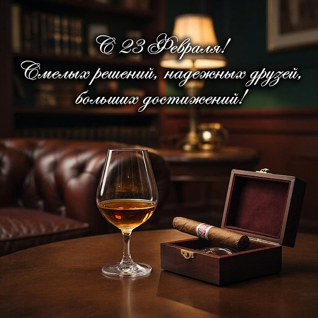 Открытка на 23 Февраля
