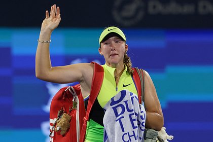 Россиянка Андреева проиграла американке на турнире WTA и расплакалась