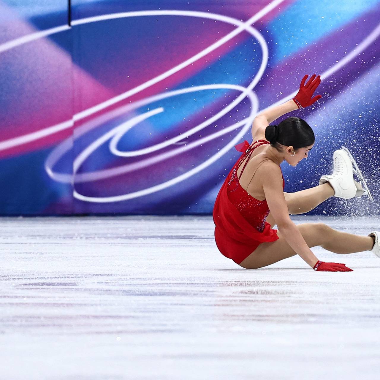 Петросян с падением откататала произвольную программу на Олимпиаде