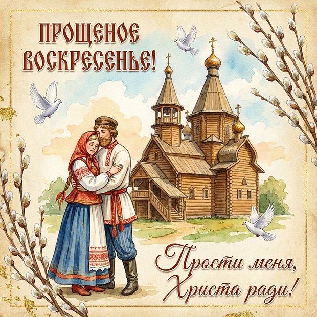 Картинка на Прощеное воскресенье
