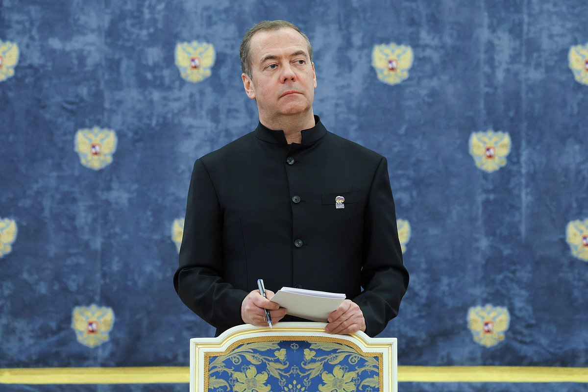 Заместитель председателя Совета безопасности РФ, председатель партии 