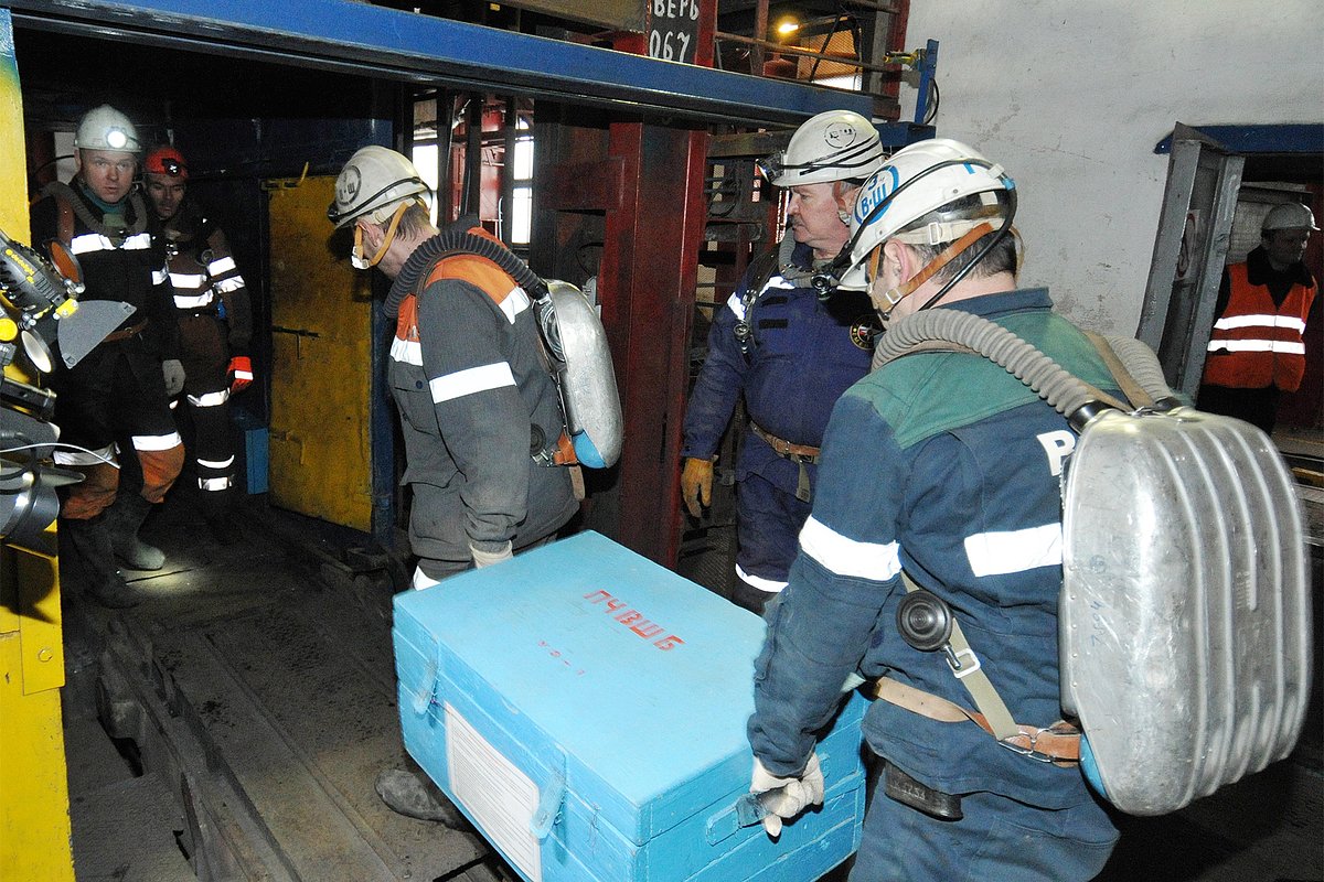 Горноспасатели в шахте «Северная». 26 февраля 2016 года