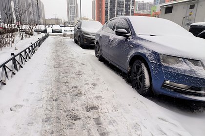 Водителей предупредили об опасности снега для автомобиля