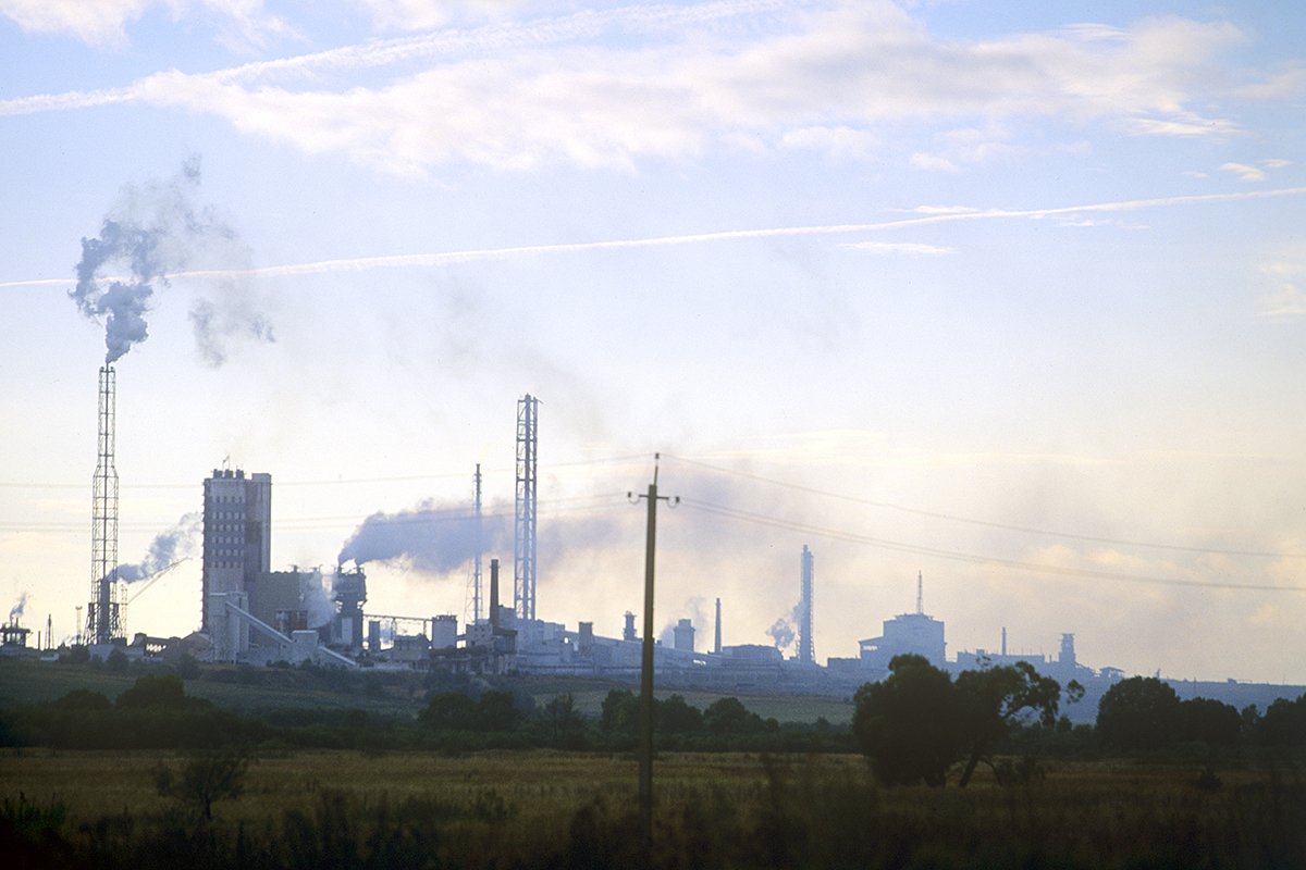 Вид на Дорогобужский завод азотных удобрений