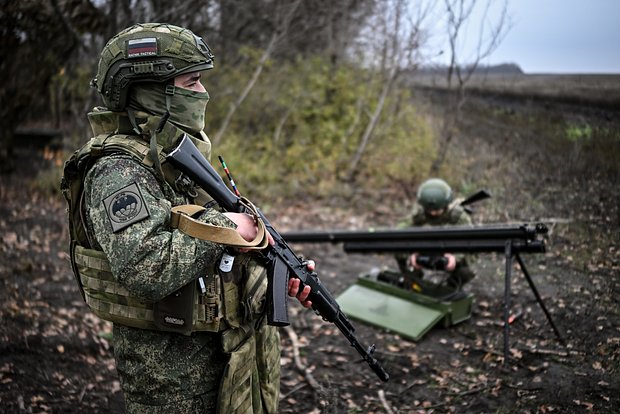 Боевая работа расчета БПЛА 