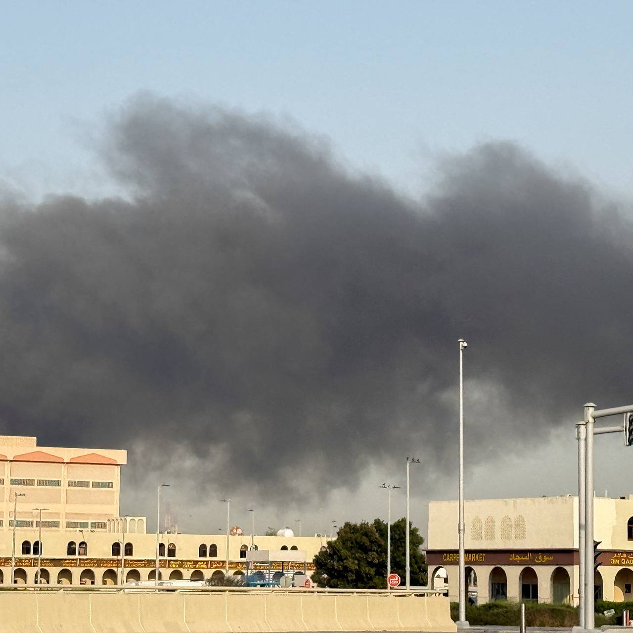 На военной базе в ОАЭ произошло возгорание из-за иранских БПЛА