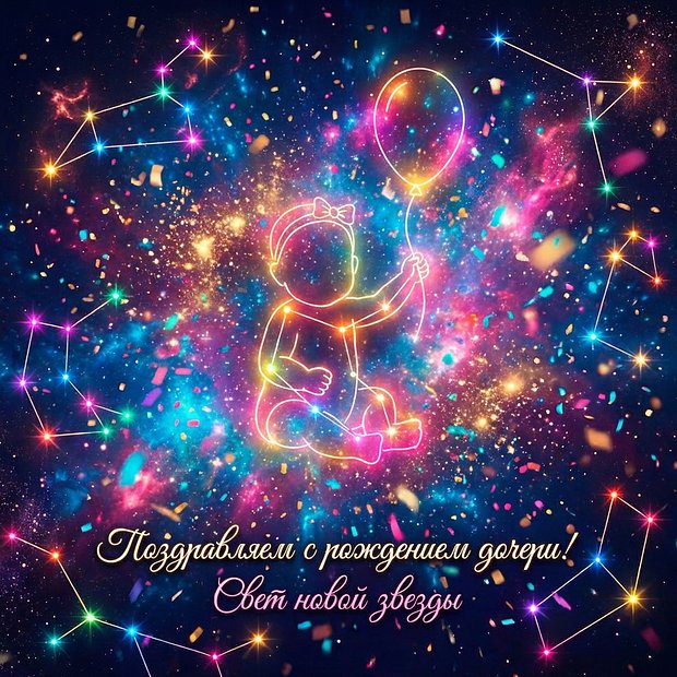 Открытки с рождением дочери с пожеланиями
