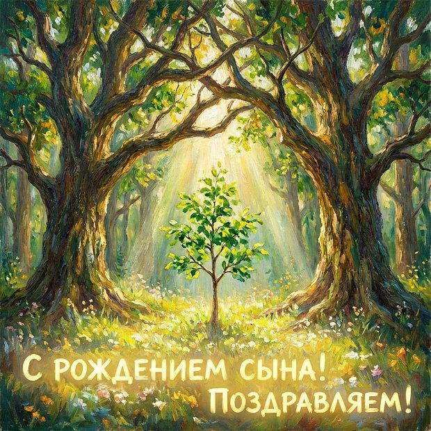 Открытка маме с рождением сына
