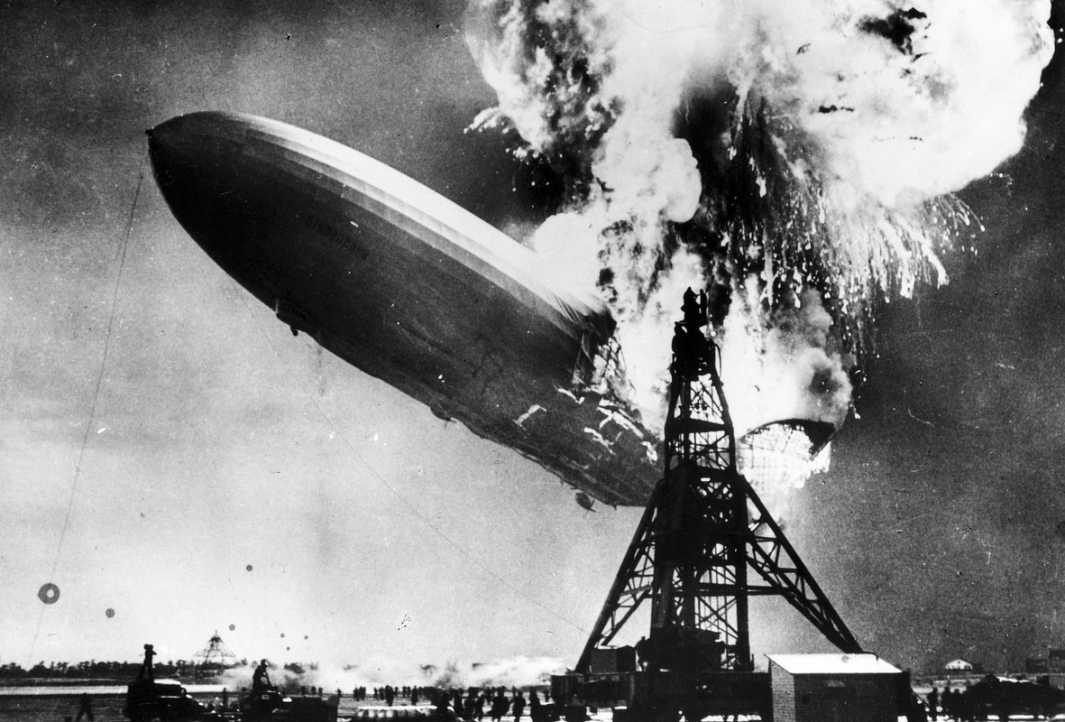 Жертвами крушения «Гинденбурга» в Лейкхерсте в мае 1937 года станут 35 человек