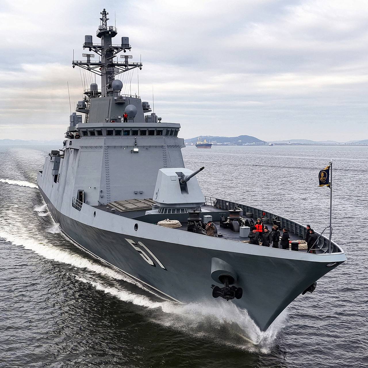 На Западе предрекли сложности с новым эсминцем КНДР