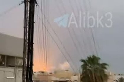 Удар Ирана по американской базе в Бахрейне попал на видео