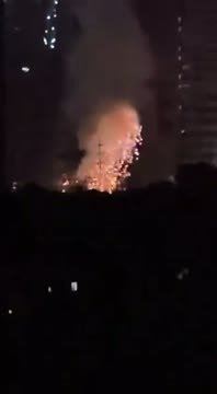 Мощный взрыв в Дубае попал на видео