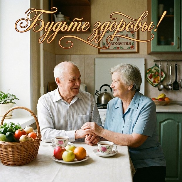 Открытка с пожеланиями здоровья