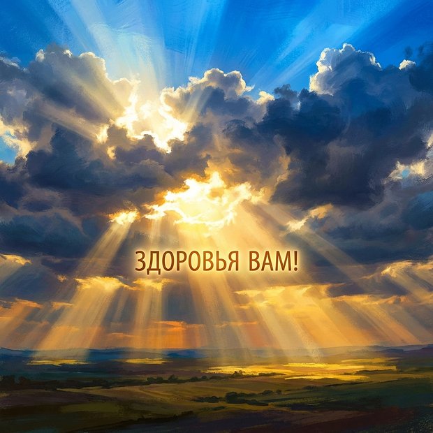 Бесплатная открытка с пожеланиями здоровья
