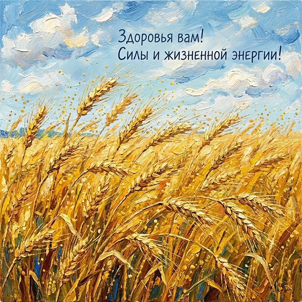 Открытка с добрым утром и пожеланиями здоровья
