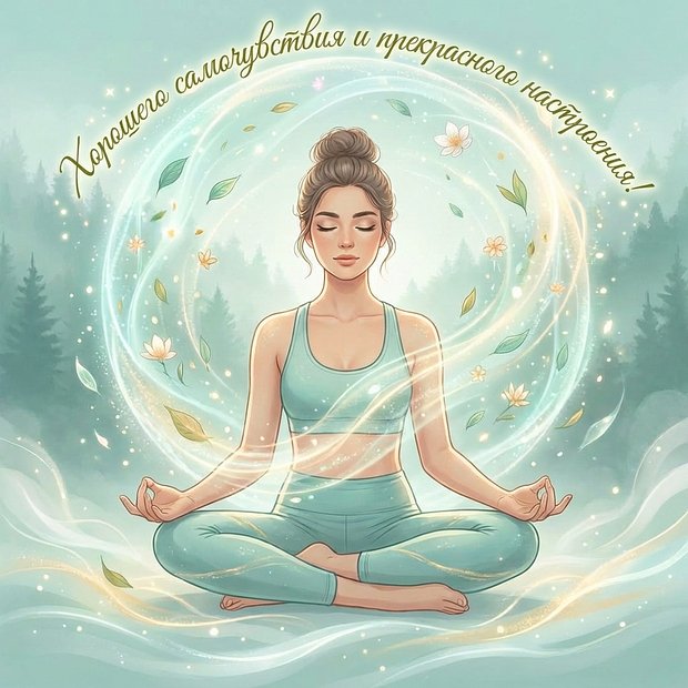 Открытка с пожеланием здоровья
