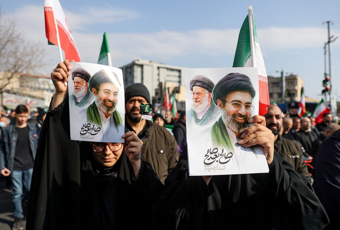 Митинги после избрания верховным лидером Ирана Моджтабы Хаменеи, Тегеран, Иран, 9 марта 2026 года