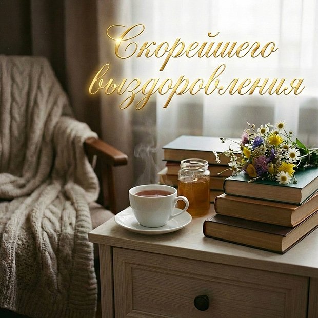 Бесплатная открытка с пожеланиями здоровья