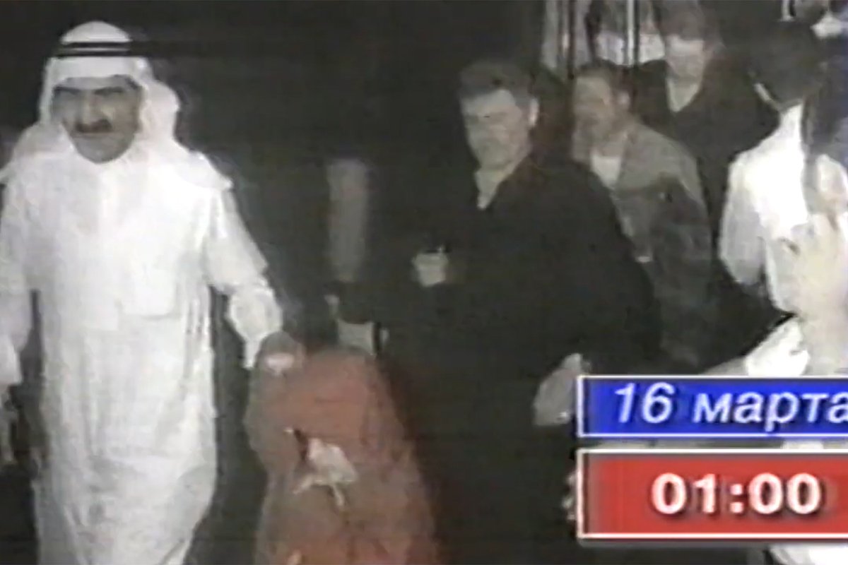 Часть освобожденных заложников после штурма Ту-154