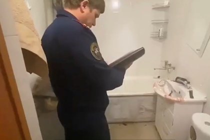 Появилось видео с места происшествия с изрезанным матерью 12-летним школьником