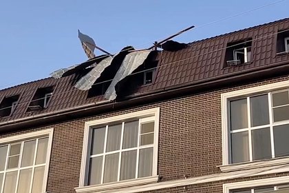 Опубликованы кадры с последствиями массированной атаки дронов на российский город