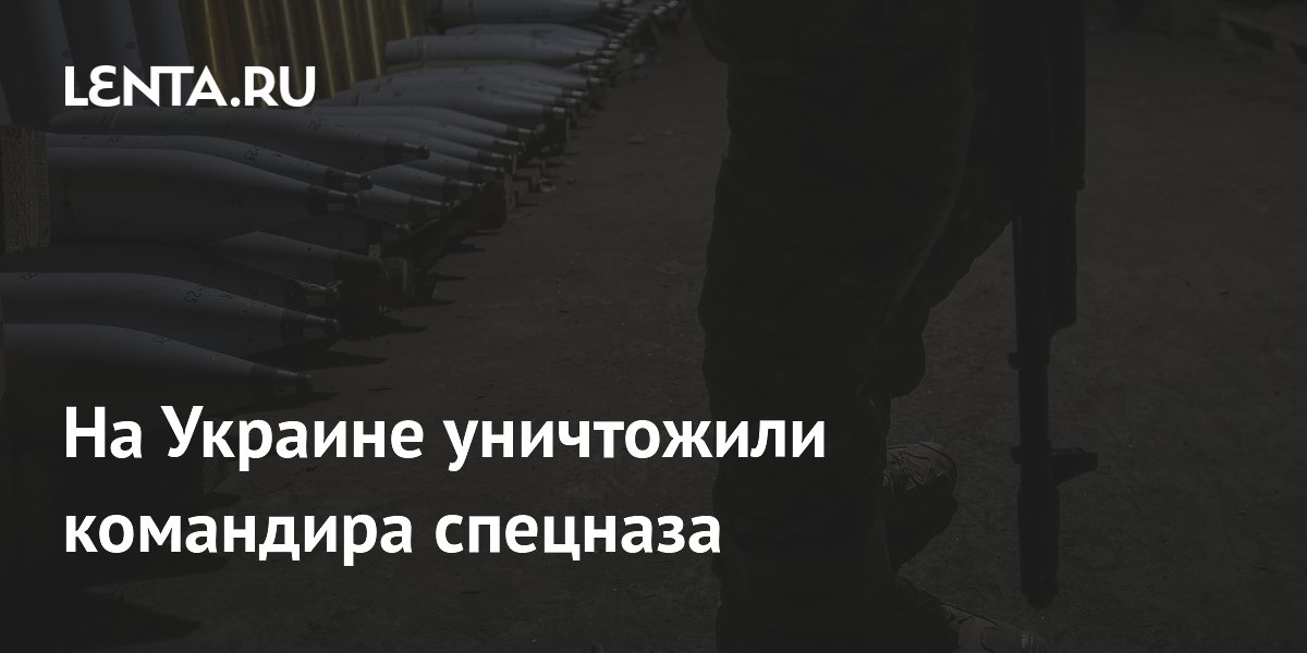 На Украине уничтожили командира спецназа