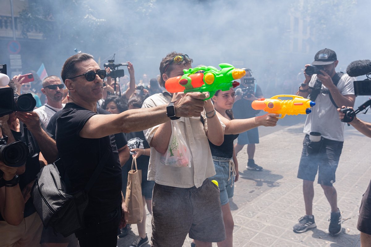 Протесты в Барселоне