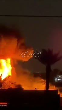 Последствия ударов по базе &laquo;Виктория&raquo; в Багдаде сняли на видео